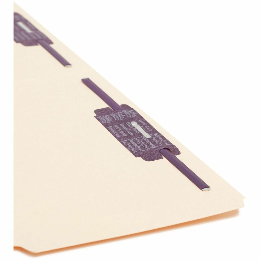 8 1/2" x 14" - 3/4" Expansion - 2 x 2S Fastener(s) - Top Tab Location - Assorted Tab Position - 11 pt. - 2 Plys - Manila - Reinforced Tab - 10% Recycled - 50 / Box