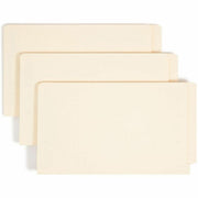 Smead Straight Tab Cut Letter Recycled Fastener Folder - 8 1/2" x 11" - 3/4" Expansion - 2 x 2S Fastener(s) - 2" for Folder - 11 pt. - 2 Plys - Manila - Reinforced Tab - 10% Recycled - 50 / Box
