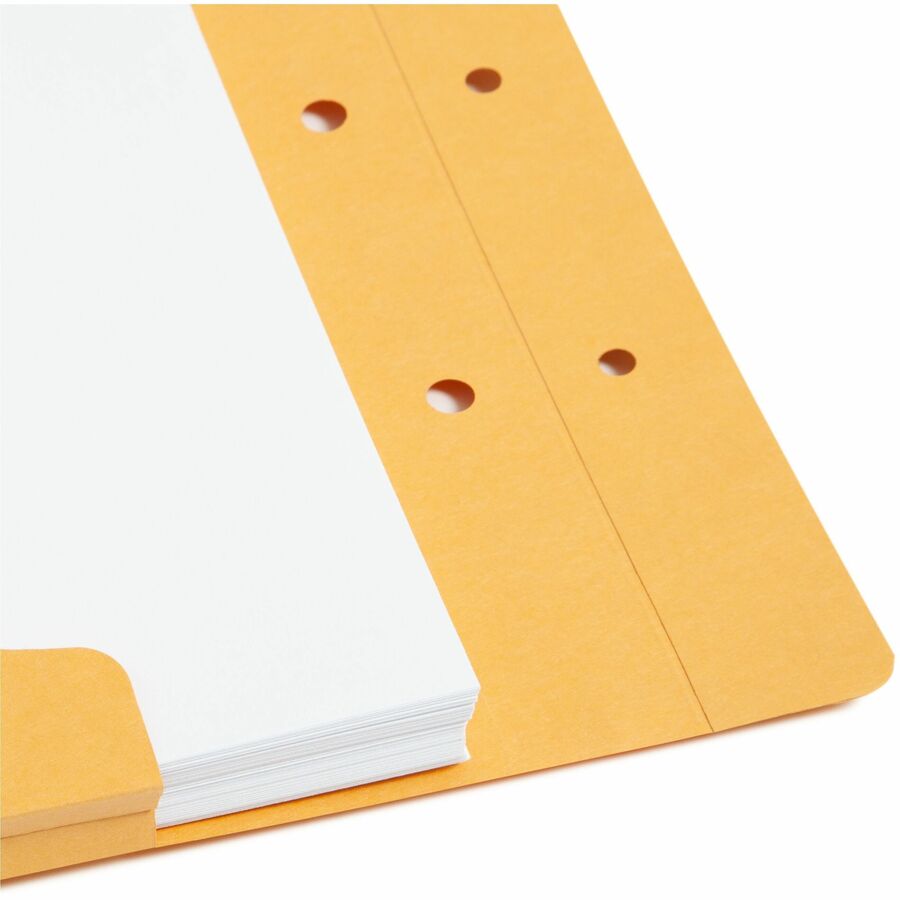 Smead Legal, Letter File Jacket - 8 1/2" x 14" - 3/4" Expansion - 1 Pocket(s) - 7.5 pt. - Kraft - Pre-punched - 100 / Carton