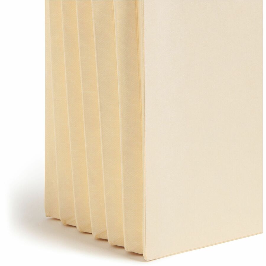 Smead Letter Recycled File Pocket - 8 1/2" x 11" - 5 1/4" Expansion - 2 Plys - Manila - Reinforced Tab - 10% Recycled - 10 / Box