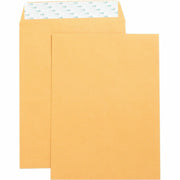 Business Source Self Adhesive Kraft Catalog Envelopes - Catalog - 9" Width x 12" Length - 28 lb - Self-sealing - Brown Kraft - Kraft - 1 Box