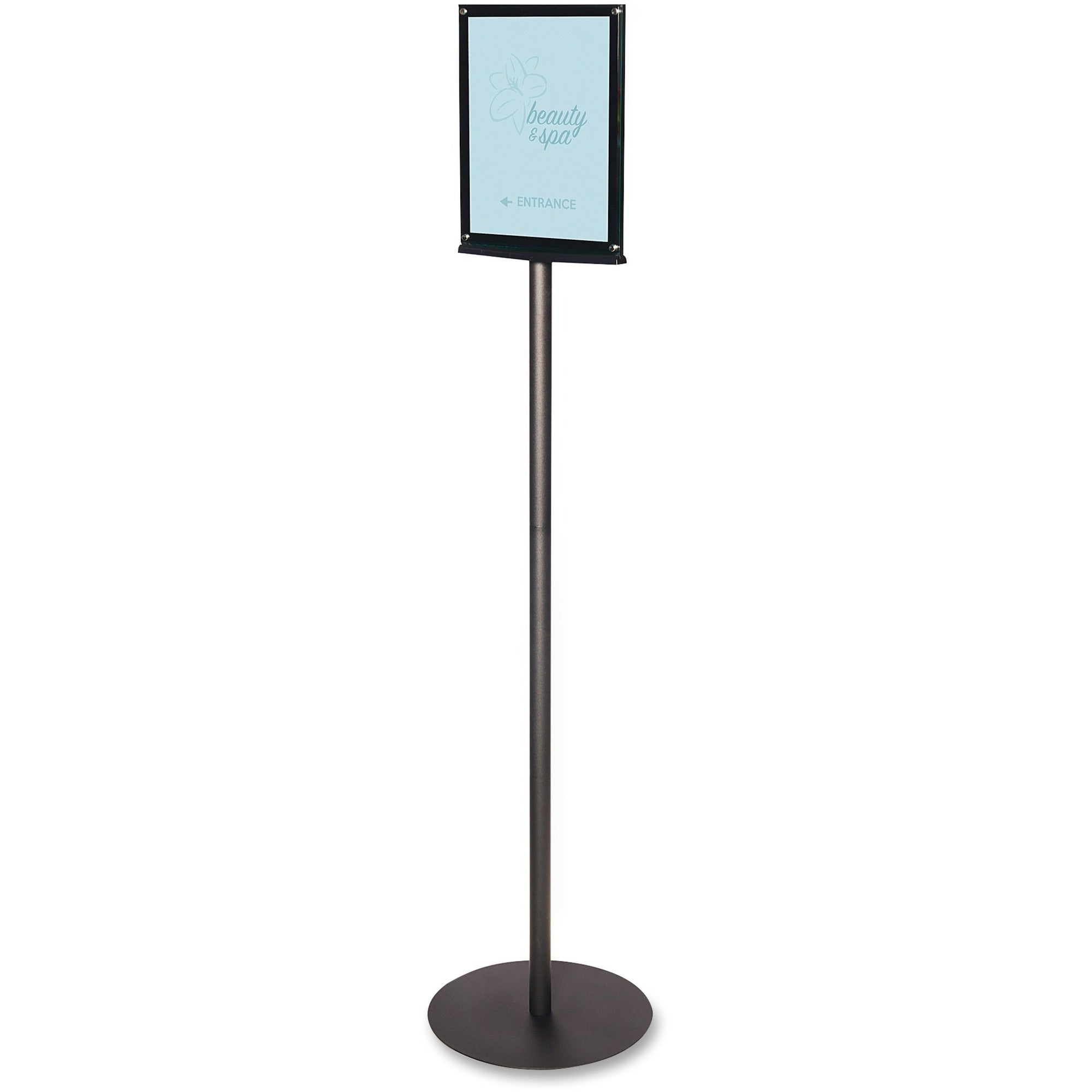 13" Width x 56" Height x 12.9" Depth - 8.50" Holding Width x 11" Holding Height - Magnetic - Indoor - Metal, Plastic - 1 Each