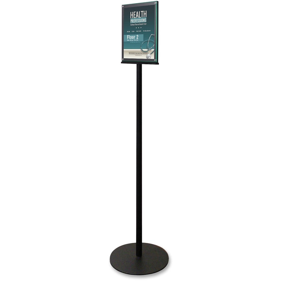 13" Width x 56" Height x 12.9" Depth - 8.50" Holding Width x 11" Holding Height - Magnetic - Indoor - Metal, Plastic - 1 Each