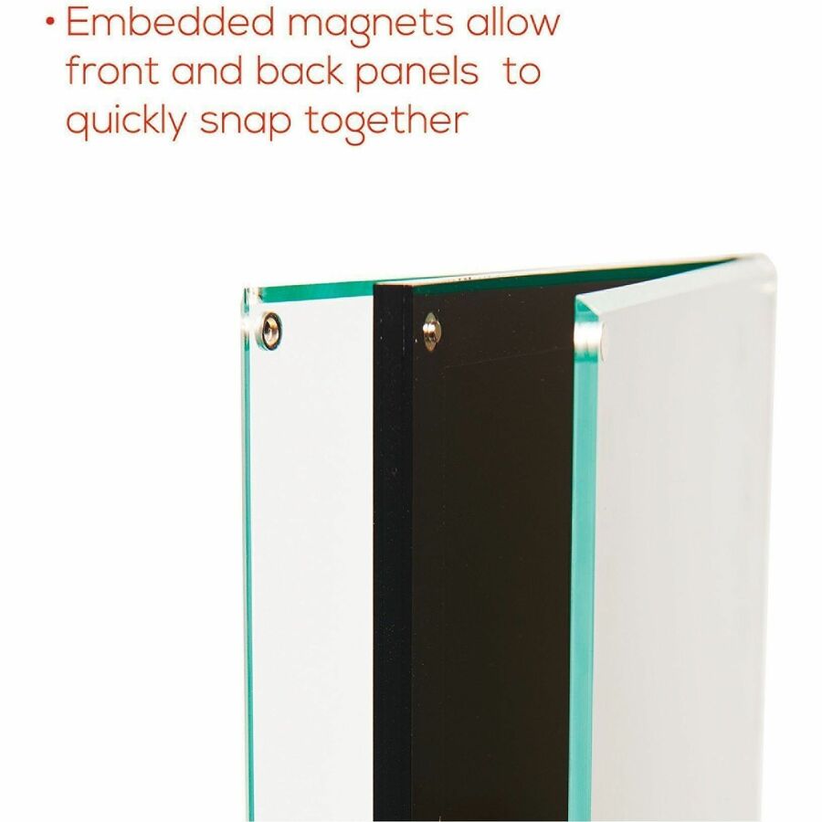 13" Width x 56" Height x 12.9" Depth - 8.50" Holding Width x 11" Holding Height - Magnetic - Indoor - Metal, Plastic - 1 Each