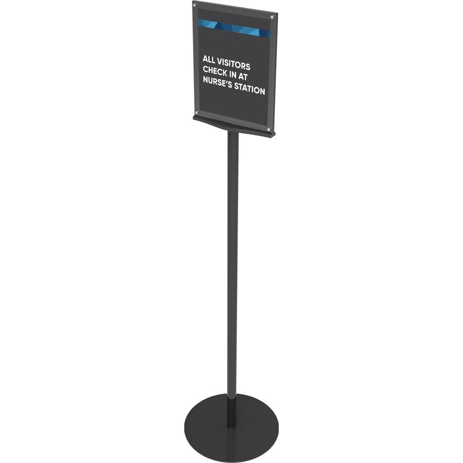 13" Width x 56" Height x 12.9" Depth - 8.50" Holding Width x 11" Holding Height - Magnetic - Indoor - Metal, Plastic - 1 Each