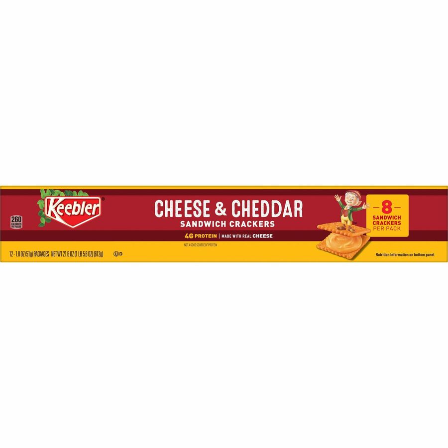 Cheddar Cheese - 1.80 oz - 12 / Box