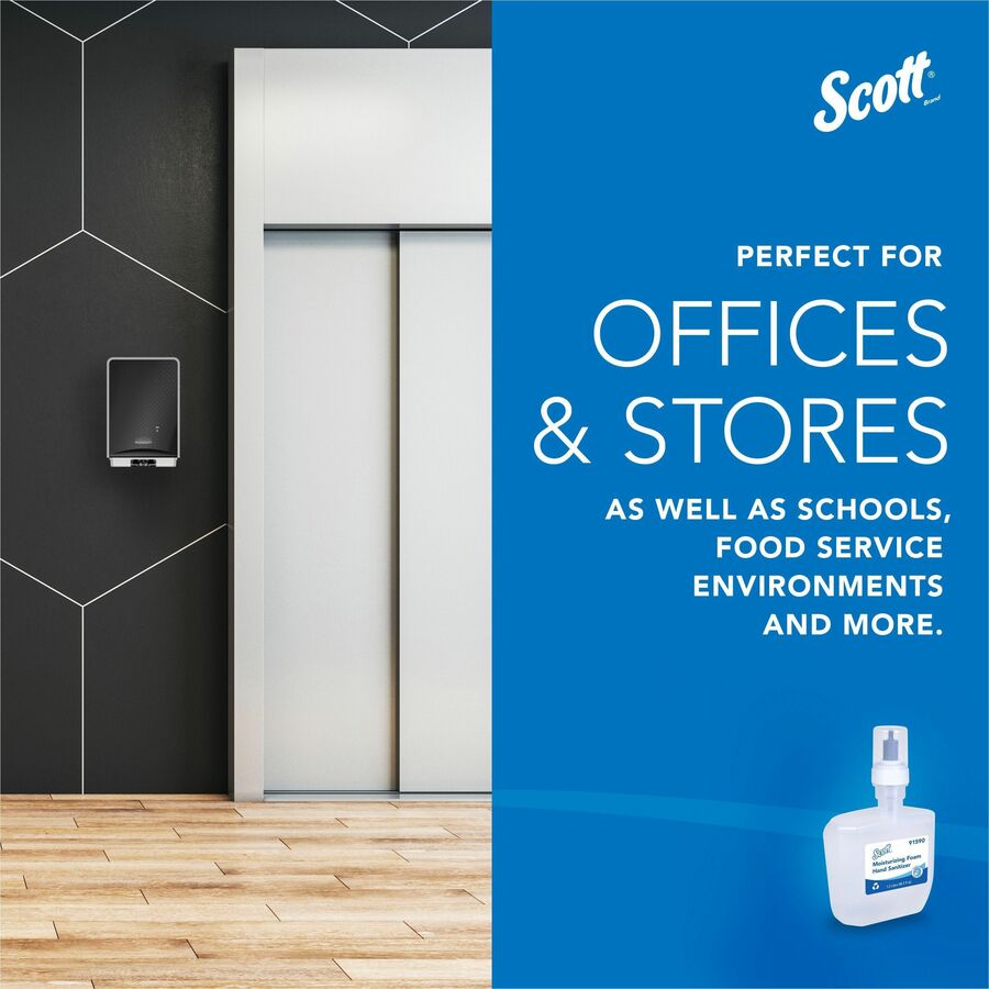 Scott Hand Sanitizer Foam Refill - 1.27 quart - Hand - Clear - 2 / Carton