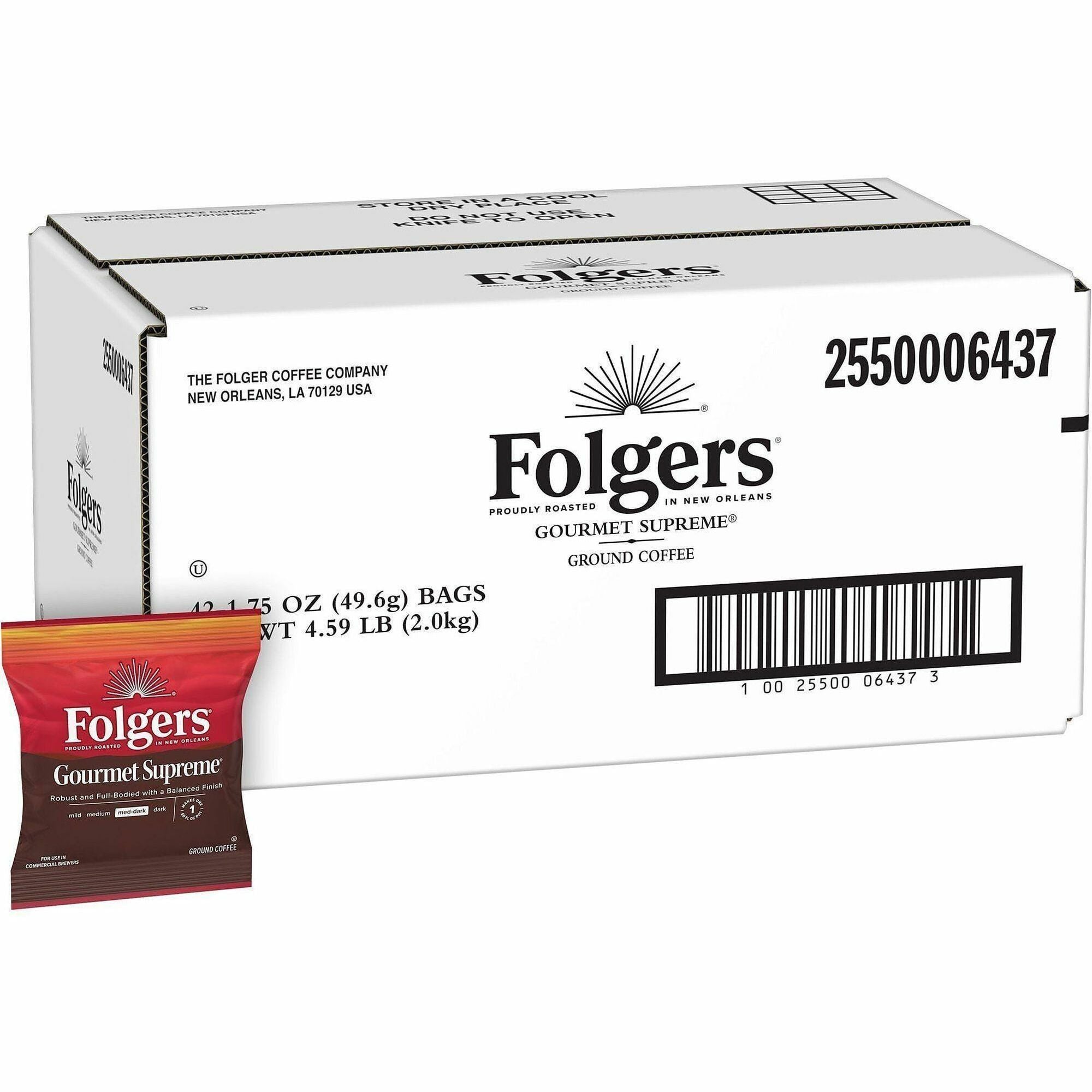 Regular - Dark/Bold - 1.8 oz Per Bag - Fraction Pack - 42 / Carton