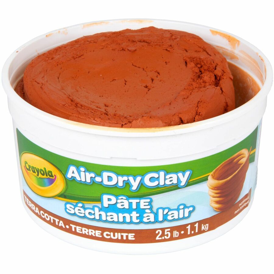 Crayola Air-Dry Clay - Art, Craft - Terra Cotta - 1 Each