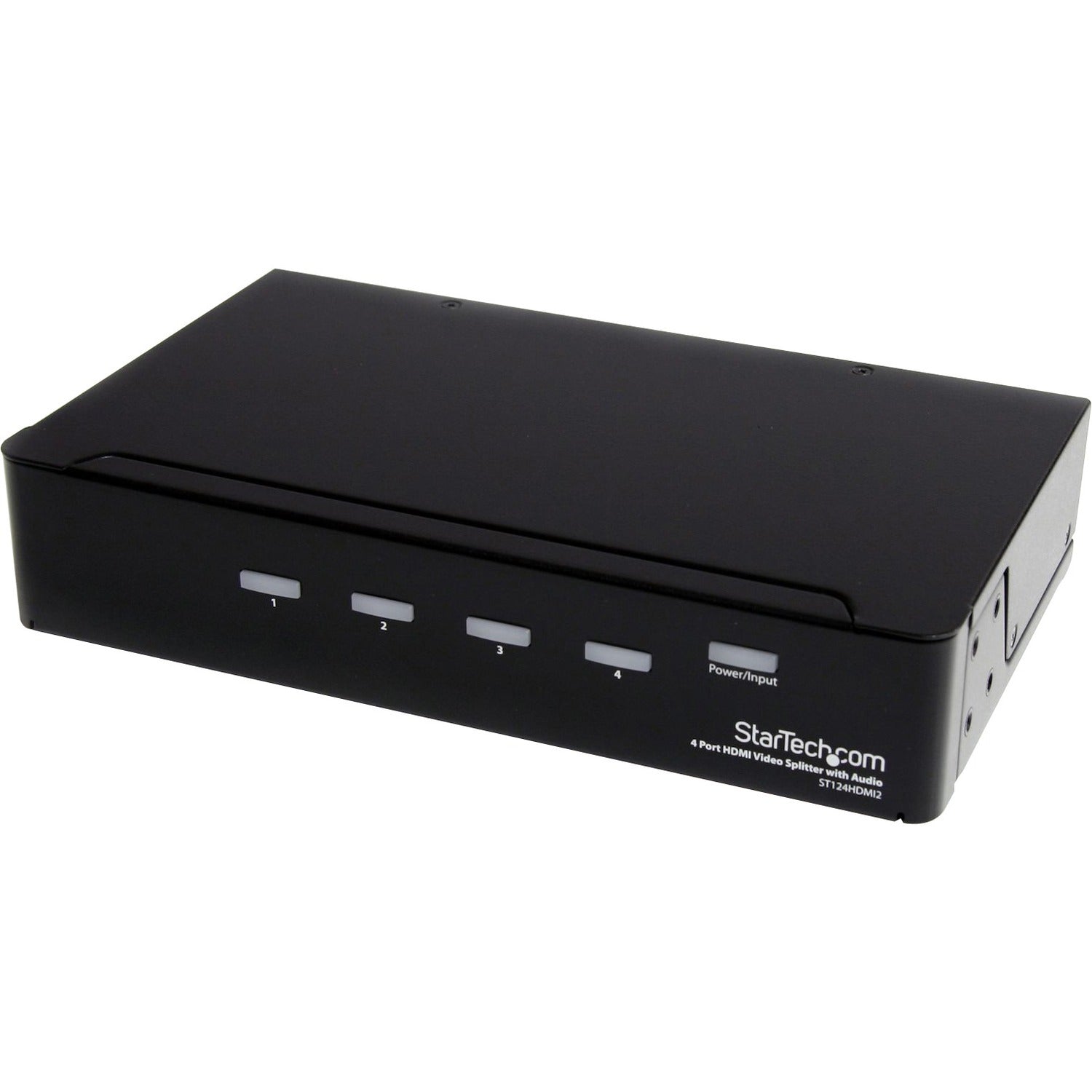 StarTech.com 4-Port HDMI Splitter and Signal Amplifier