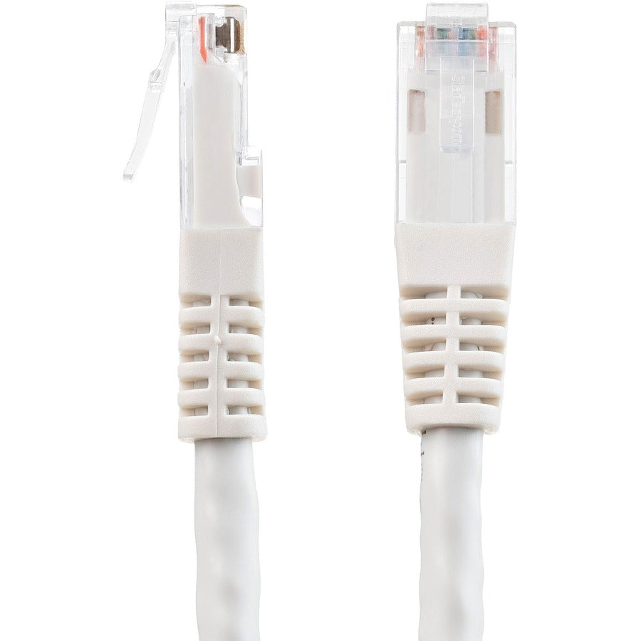 StarTech.com 10ft white Molded Cat6 UTP Patch Cable ETL Verified