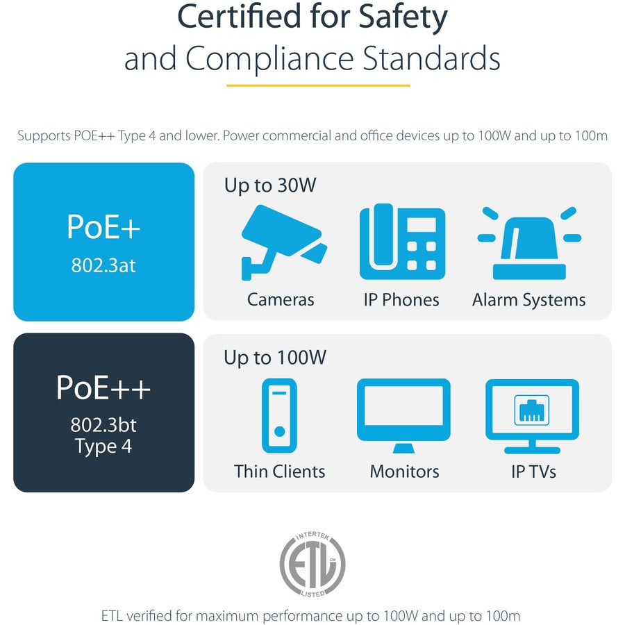 StarTech.com 1ft Black Cat6 UTP Patch Cable ETL Verified