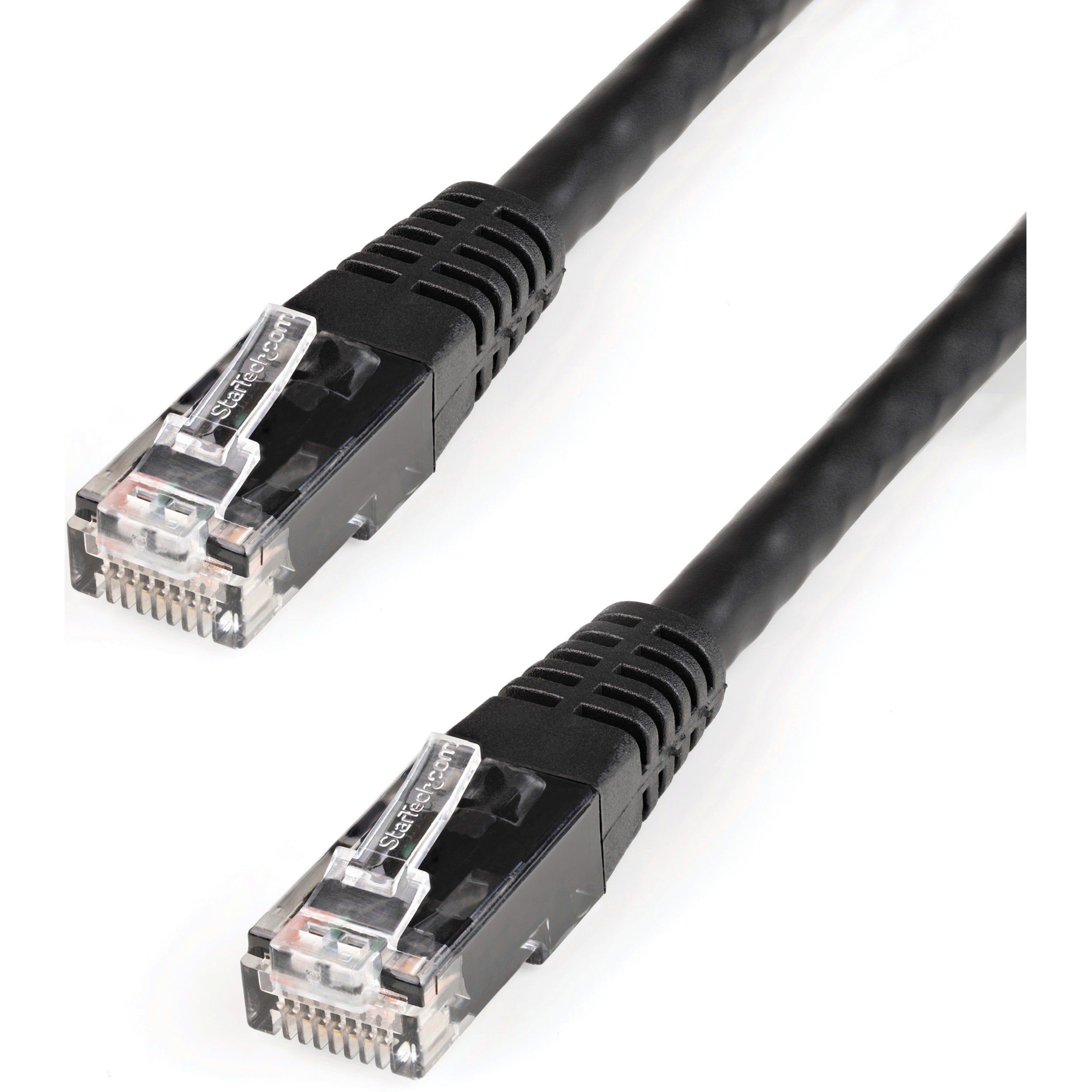 StarTech.com 15ft Black Cat6 UTP Patch Cable ETL Verified