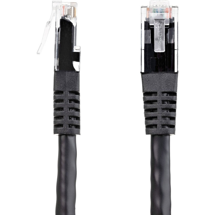 StarTech.com 8ft Black Cat6 UTP Patch Cable ETL Verified