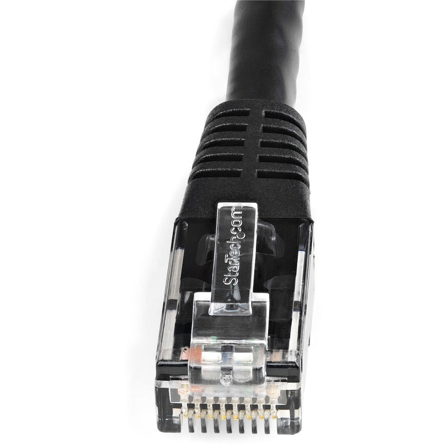 StarTech.com 8ft Black Cat6 UTP Patch Cable ETL Verified