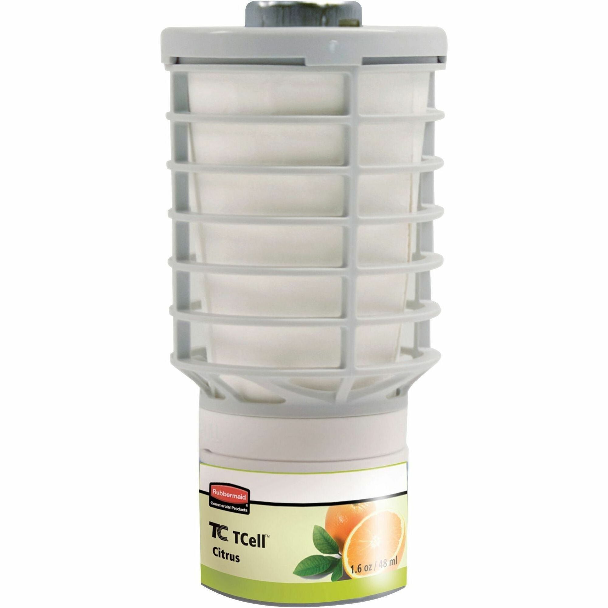 Rubbermaid Commercial TCell Dispenser Fragrance Refill - 6000 ft³ - Citrus - 60 Day - Odor Neutralizer, VOC-free, Recyclable - 1 Each