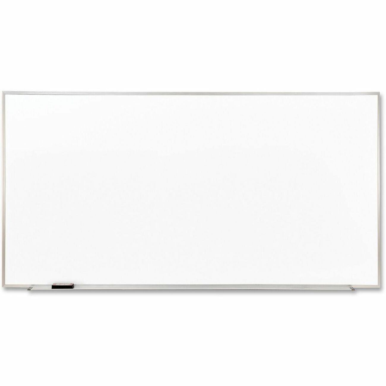 96" (8 ft) Width x 48" (4 ft) Height - Melamine Surface - Aluminum Frame - Durable, Non-magnetic - 1 Each