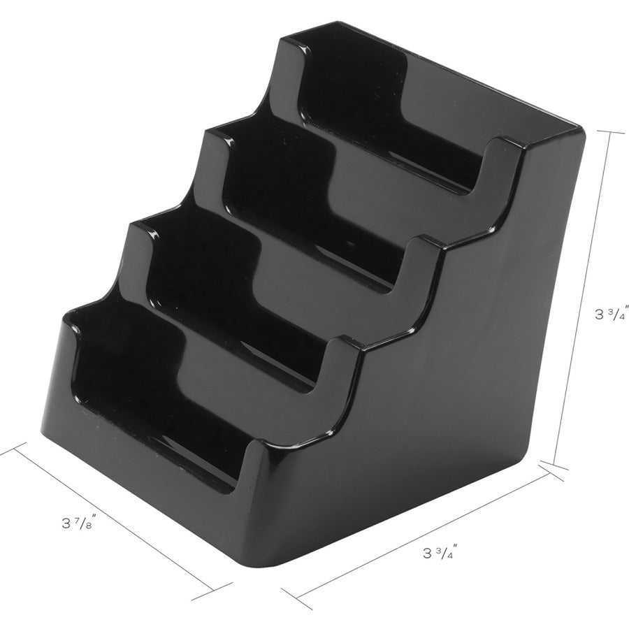 Deflecto 4 Tier Business Card Holder