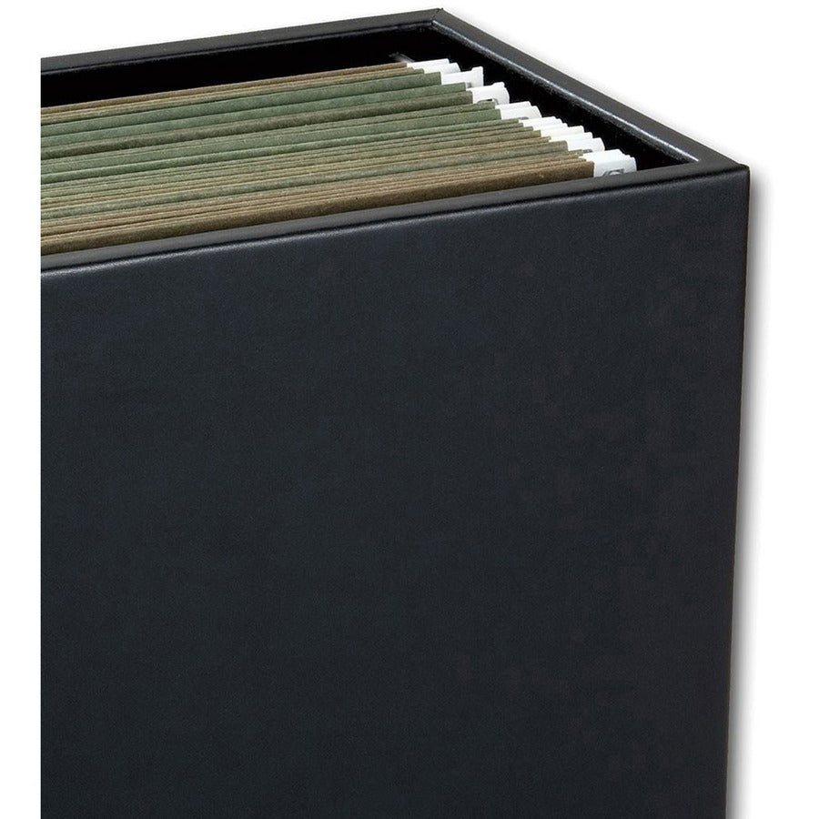 Dacasso Classic Leather Hanging File Folder Box