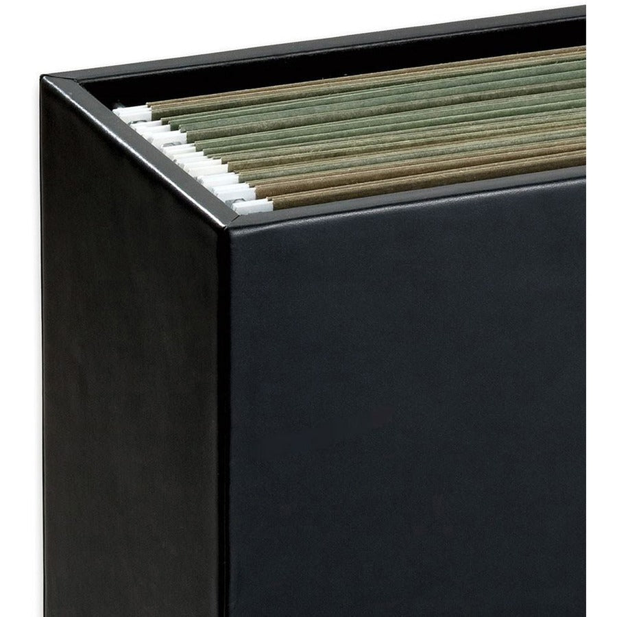 Dacasso Classic Leather Hanging File Folder Box