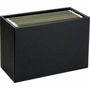 Dacasso Classic Leather Hanging File Folder Box