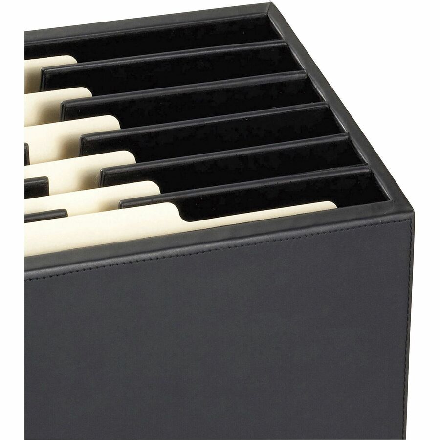Dacasso Classic Leather Vertical Letter Sorter