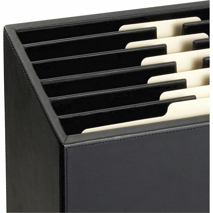 Dacasso Classic Leather Vertical Letter Sorter