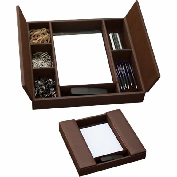 Dacasso Leather Conference Room Organizer