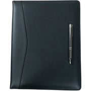 Dacasso Black Leather Standard Portfolio, 8 1/2" x 11", 1 Each