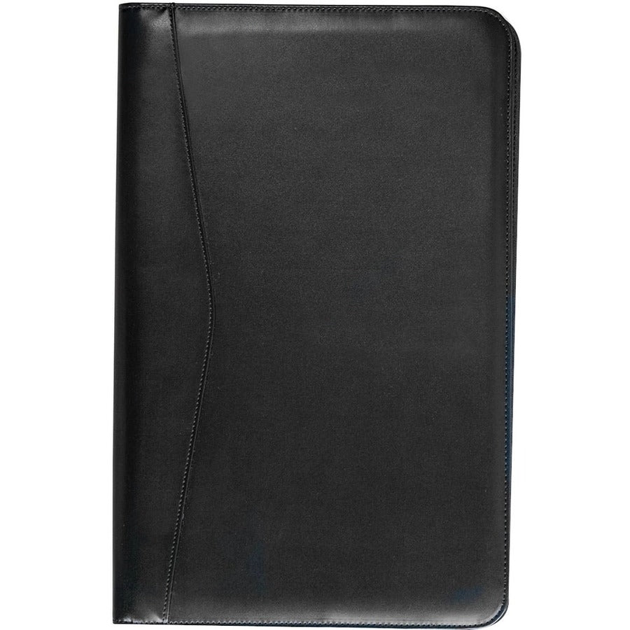Dacasso Deluxe Legal Portfolio - 8 1/2" x 14" - Black - 1 Each