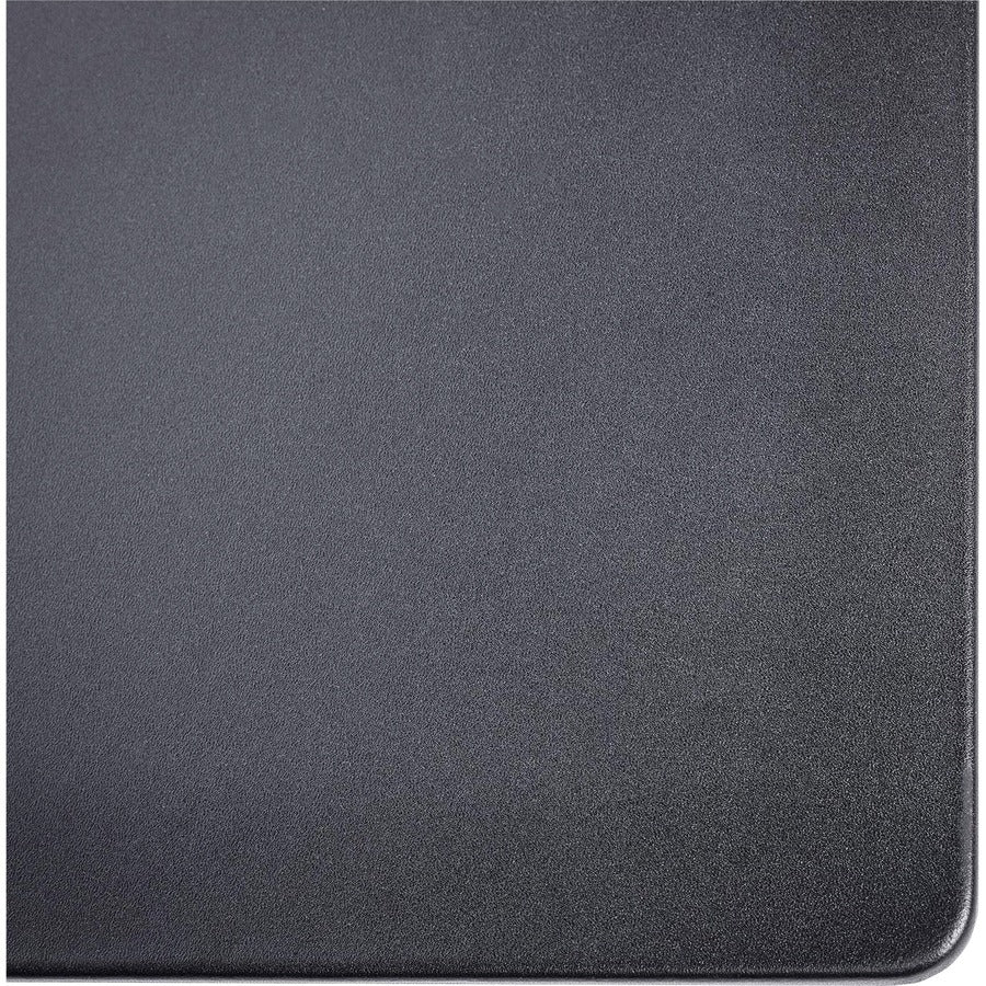 Dacasso Leather Desk Mat - Rectangular - 38" Width x 24" Depth - Felt Backing - Top Grain Leather - Black