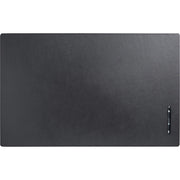 Dacasso Leather Desk Mat - Rectangular - 38" Width x 24" Depth - Felt Backing - Top Grain Leather - Black