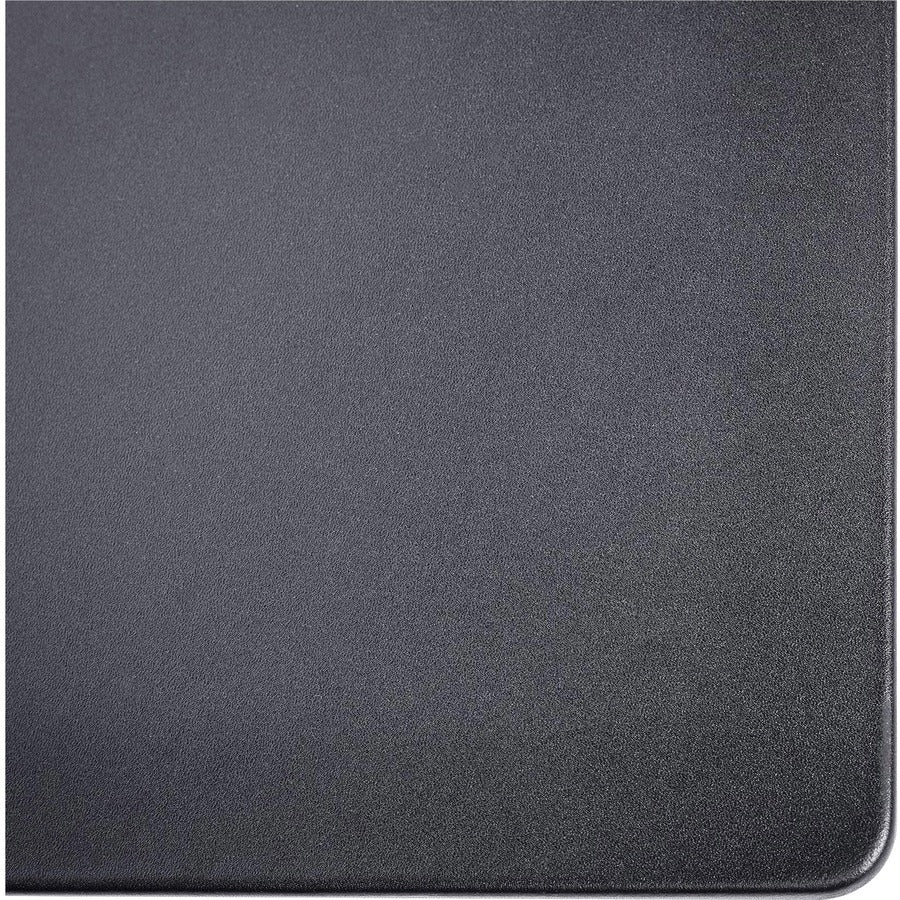 Dacasso Leather Desk Mat - Rectangular - 24" Width x 19" Depth - Felt Backing - Top Grain Leather - Black