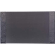 Dacasso Crocodile Embossed Leather Side-Rail Desk Pad
