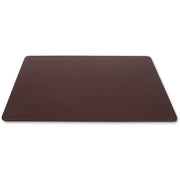 Dacasso Leather Desk Mat - Rectangular - 34" Width x 20" Depth - Felt Backing - Top Grain Leather - Chocolate Brown