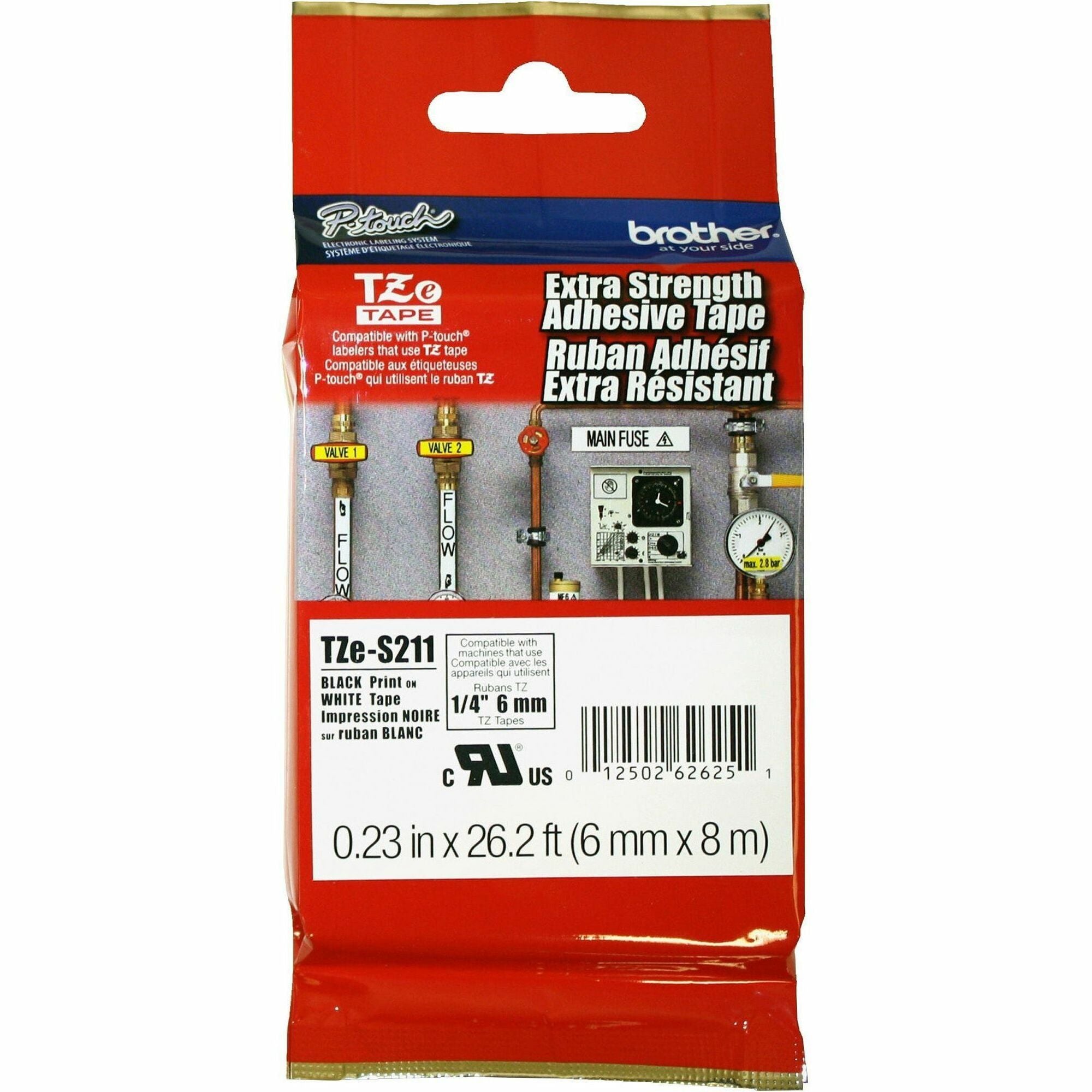 x 1/4" Width - White - Polyethylene - Laminated - Temperature Resistant, Chemical Resistant, Abrasion Resistant, Adhesive, Heavy Duty, Durable - 1 Each