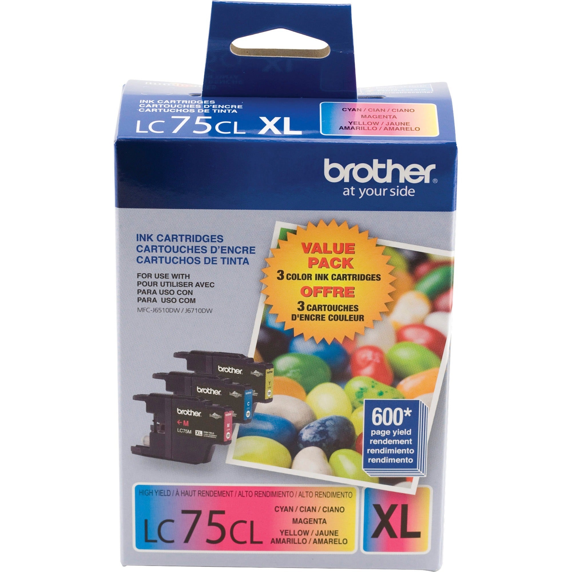 Inkjet - Cyan, Magenta, Yellow - 3 / Pack