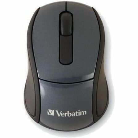 Verbatim Wireless Mini Travel Mouse - Optical - Wireless - Radio Frequency - Graphite - USB - 1600 dpi - Scroll Wheel - 3 Button(s) - AAA Battery Supported - 1 Each