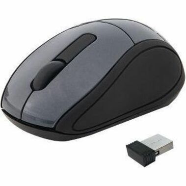 Verbatim Wireless Mini Travel Mouse - Optical - Wireless - Radio Frequency - Graphite - USB - 1600 dpi - Scroll Wheel - 3 Button(s) - AAA Battery Supported - 1 Each