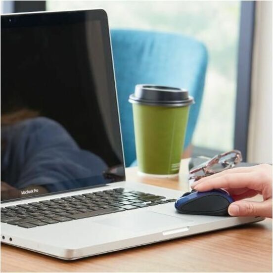 Verbatim Wireless Mini Travel Mouse - Optical - Wireless - Radio Frequency - Blue - USB 2.0 - 1600 dpi - Scroll Wheel - 3 Button(s) - AAA Battery Supported - 1 Each