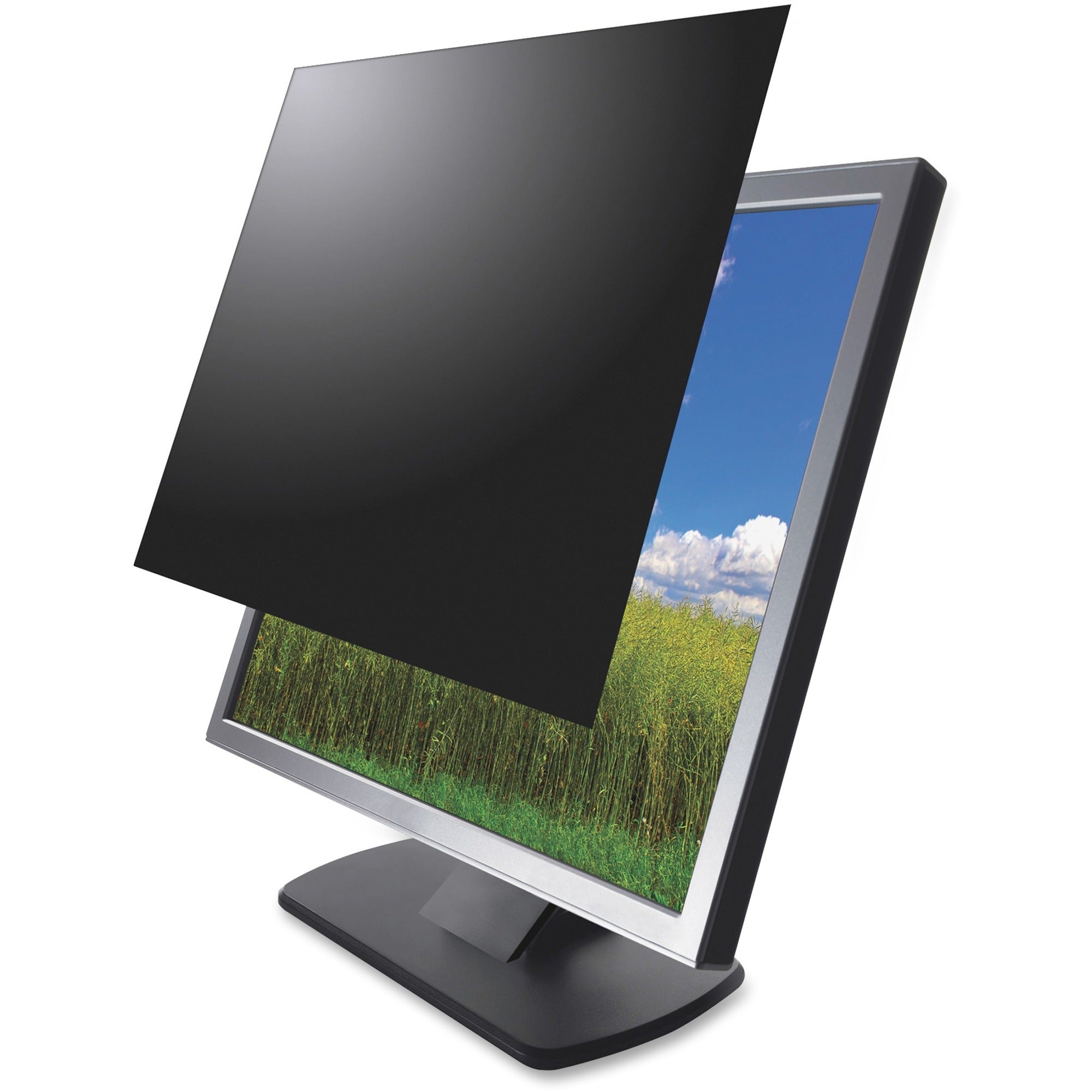 Kantek Secure-View Widescreen Blackout Privacy Filter Black - For 24" Widescreen LCD Monitor, Notebook - 16:10 - Damage Resistant - PET (Film) - Anti-glare - 1 Each