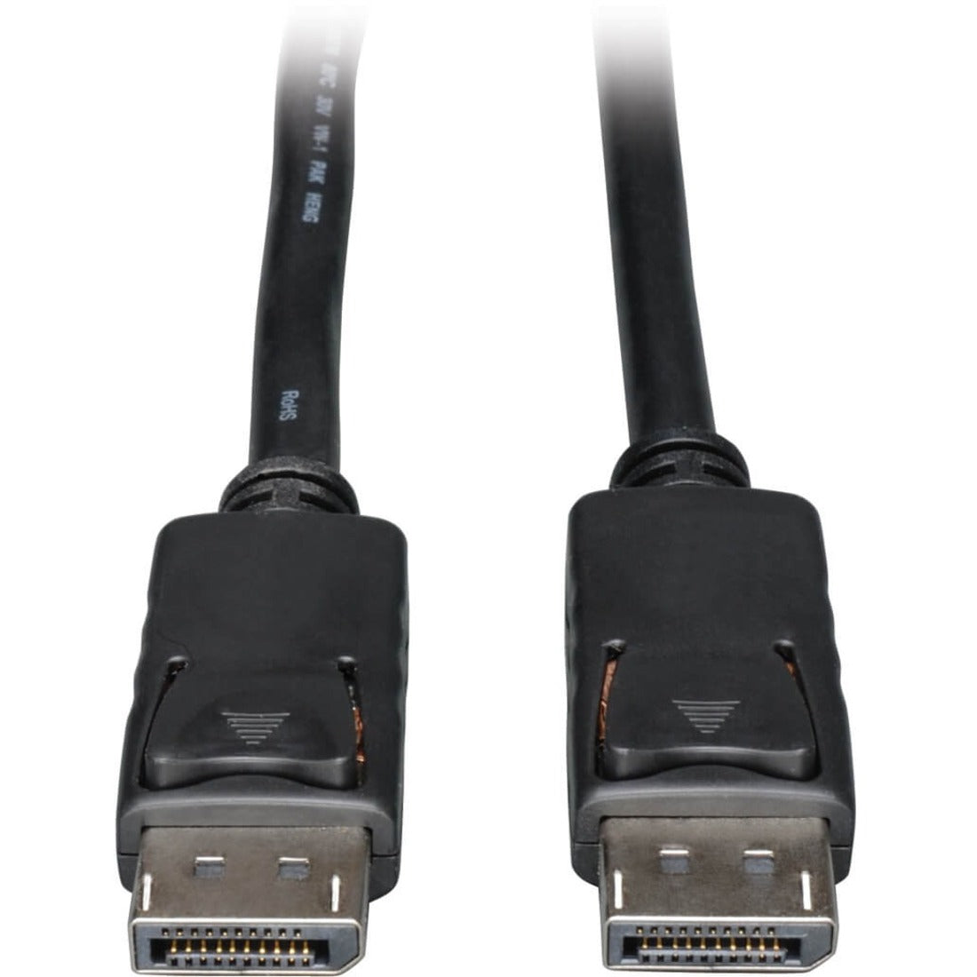Tripp Lite DisplayPort Cable, 3 ft, Male to Male, 10.8 Gbit/s, Supports 3840 x 2160 UHD, Shielded, Black, 1 Each