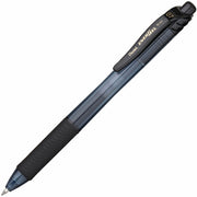 Pentel EnerGel-X Rollerball Pen - 0.7 mm Medium Pen Point - Refillable - Retractable - Black Ink - Gel-based - Black Barrel - Metal Tip - 12 / Dozen