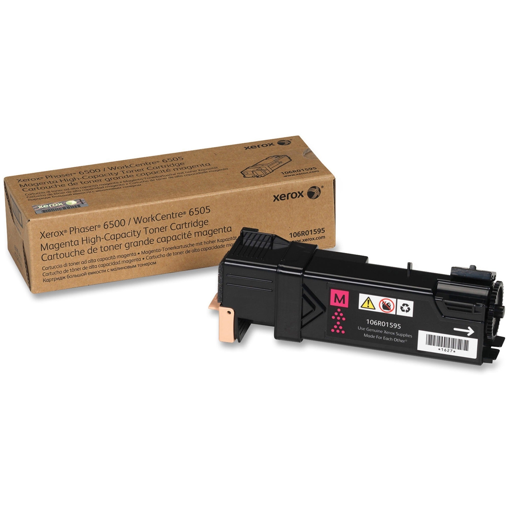 Xerox Original Laser Toner Cartridge - Magenta - 1 Each