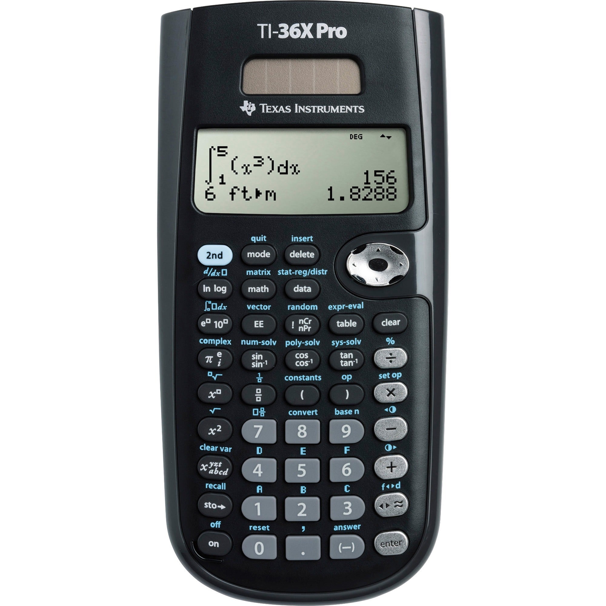 4 Line(s) - 16 Digits - LCD - Battery/Solar Powered - 0.7" Height x 3.3" Width x 7.2" Depth - Black - 1 Each