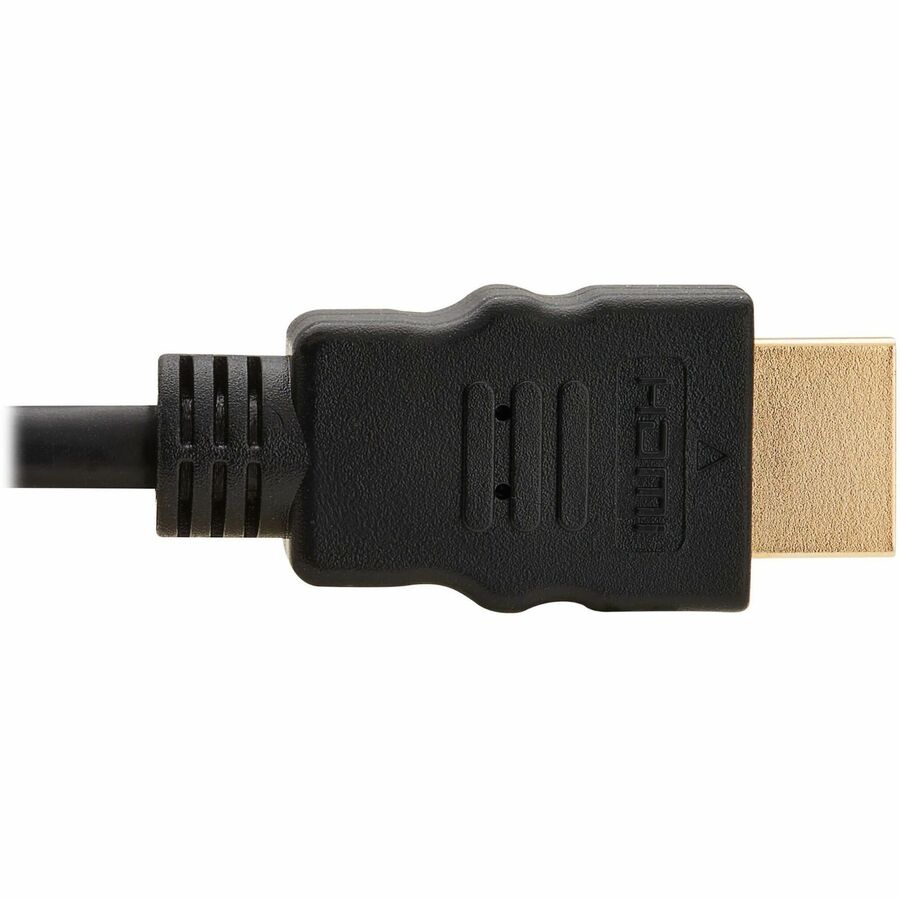 3 ft HDMI A/V Cable for iPad 2 - First End: 1 x HDMI Digital Audio/Video - Male - Second End: 1 x HDMI Digital Audio/Video - Male - 18 Gbit/s - Supports up to 3840 x 2160 - Shielding - Black