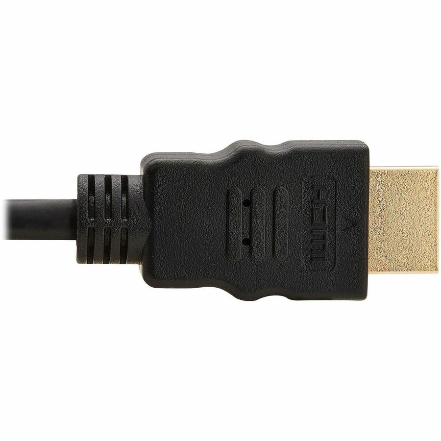 3 ft HDMI A/V Cable for iPad 2 - First End: 1 x HDMI Digital Audio/Video - Male - Second End: 1 x HDMI Digital Audio/Video - Male - 18 Gbit/s - Supports up to 3840 x 2160 - Shielding - Black