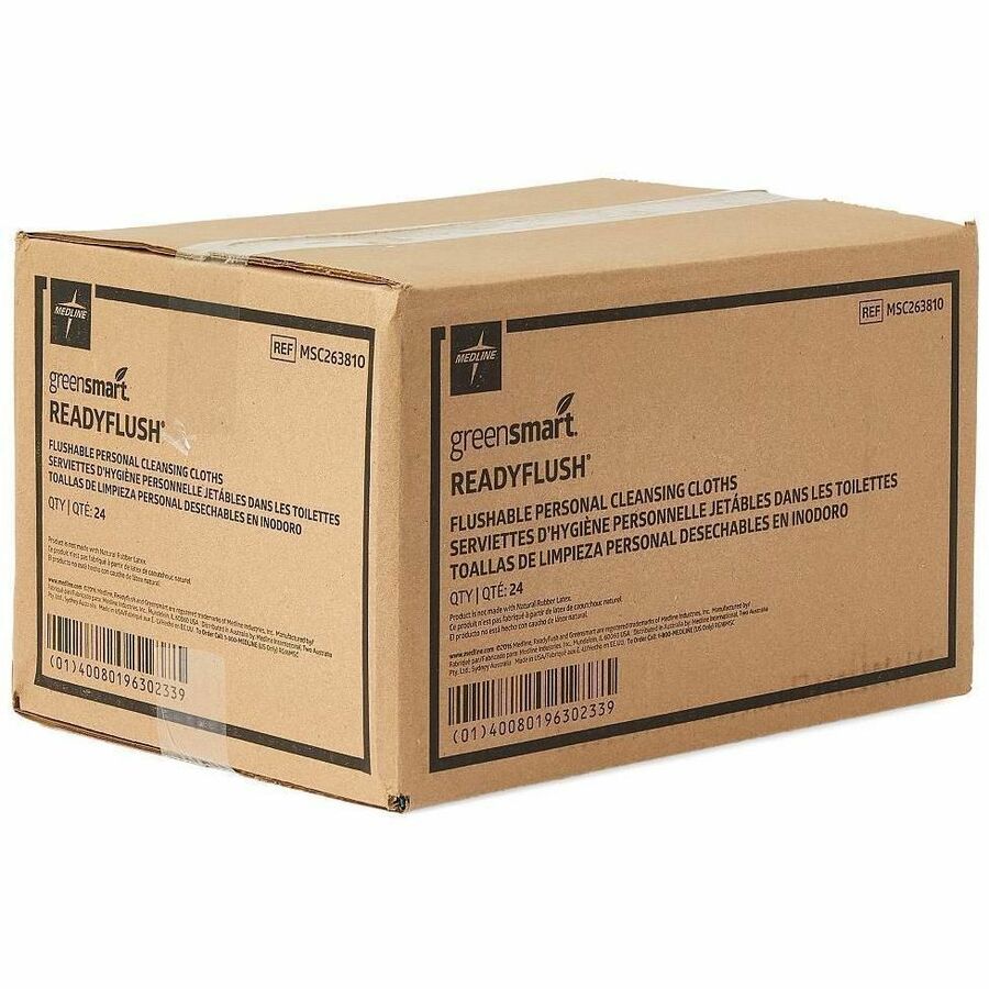 8" Width x 10" Length - White - Cloth, Fiber, Cloth Fiber - 24 / Carton
