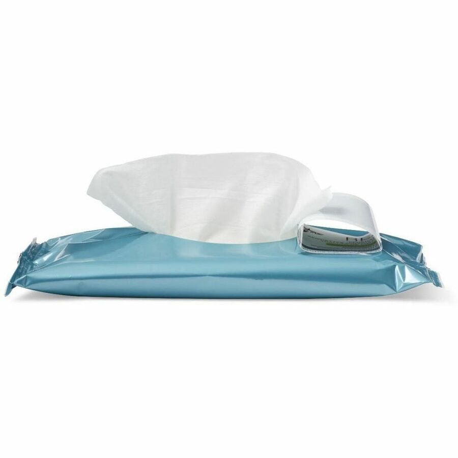8" Width x 10" Length - White - Cloth, Fiber, Cloth Fiber - 24 / Carton