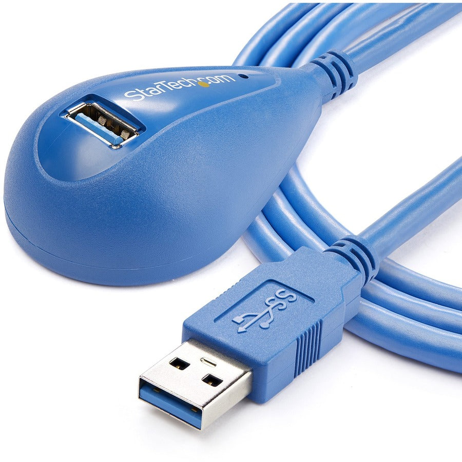 StarTech.com 5 ft Desktop SuperSpeed USB 3.0 Extension Cable - A to A M/F